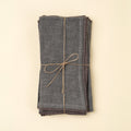 Stonewashed Linen Napkins S/4, Slate Blue