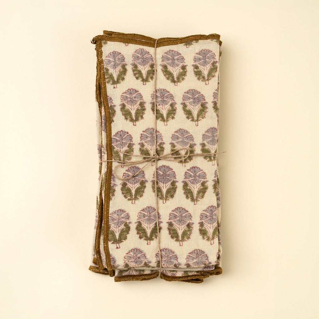 Nandini Block Print Napkins S/4