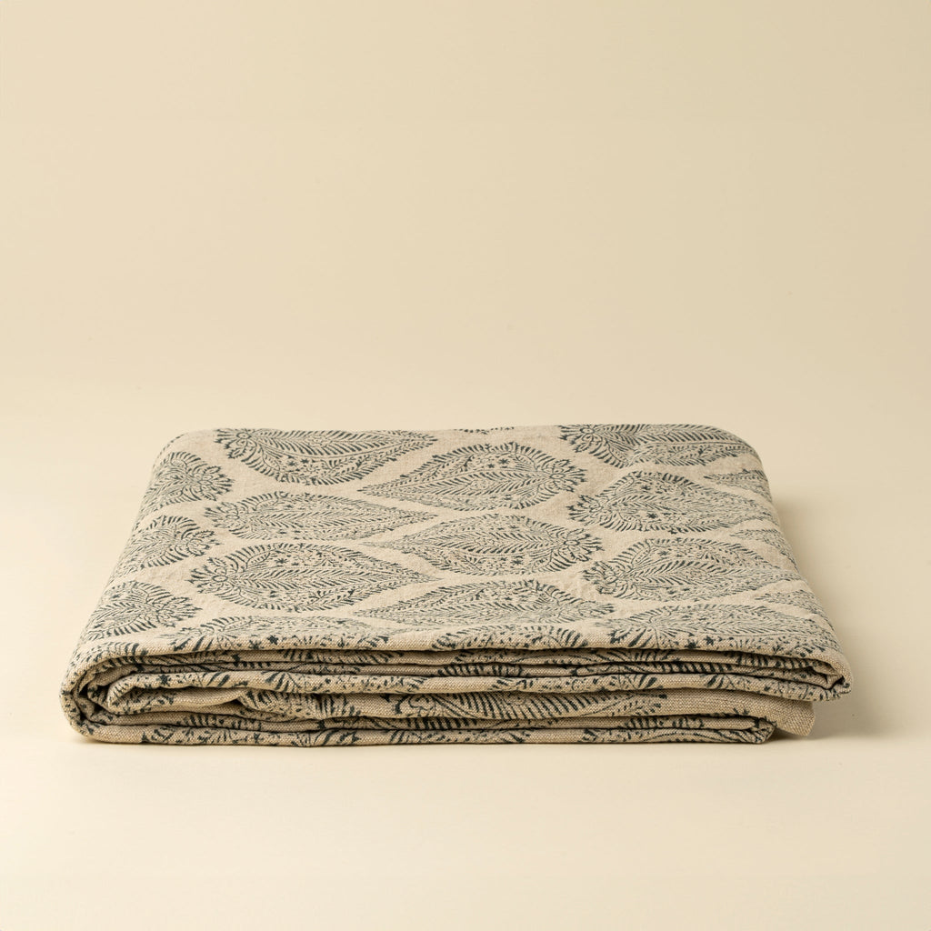 Briar Block Print Tablecloth