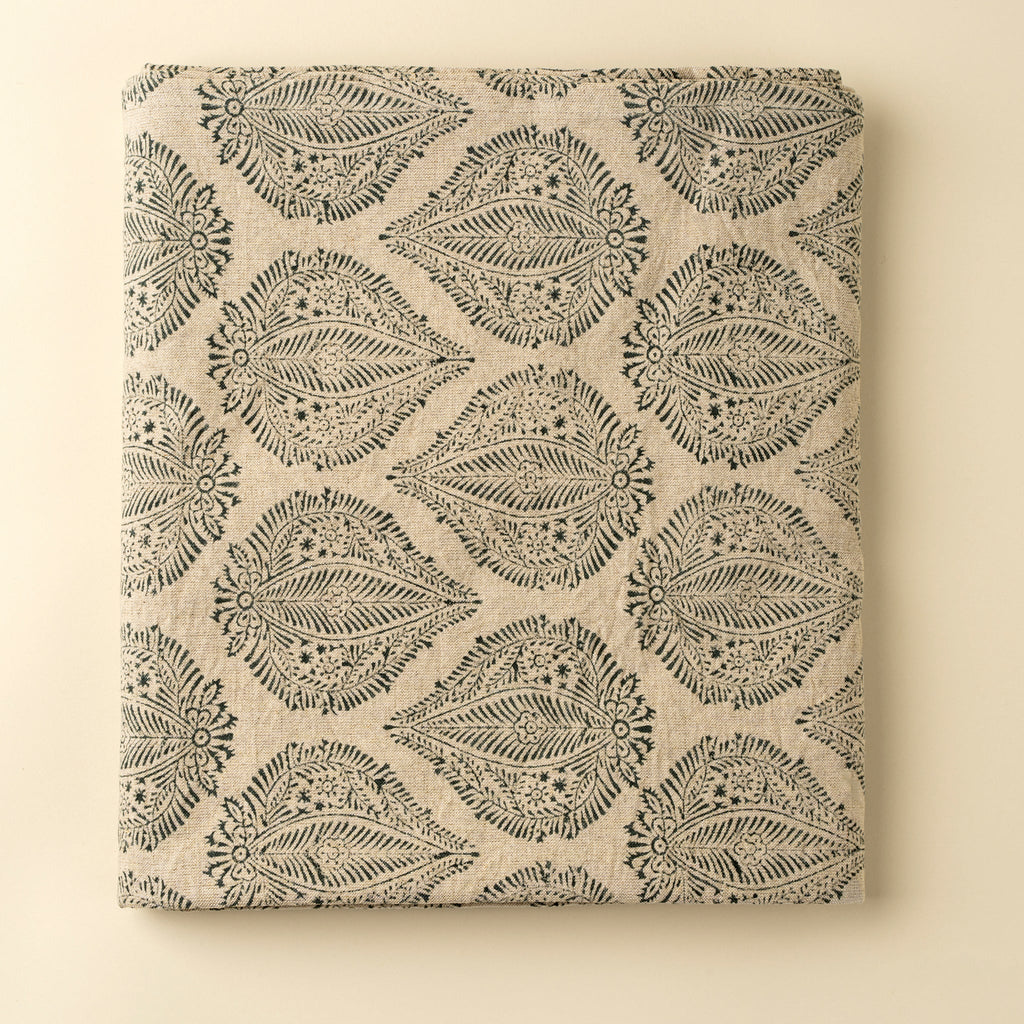 Briar Block Print Tablecloth
