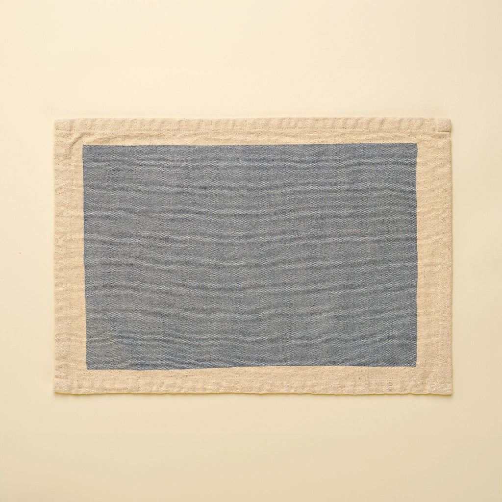 Canvas Placemats S/4, Light Blue