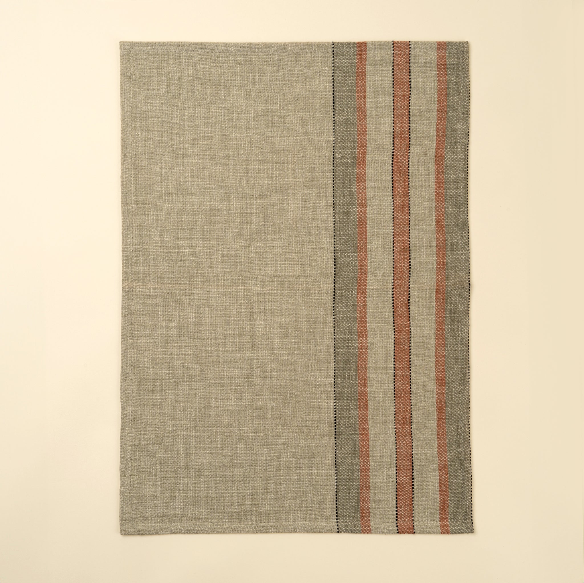 Lea Woven Stripe Tea Towels S/2