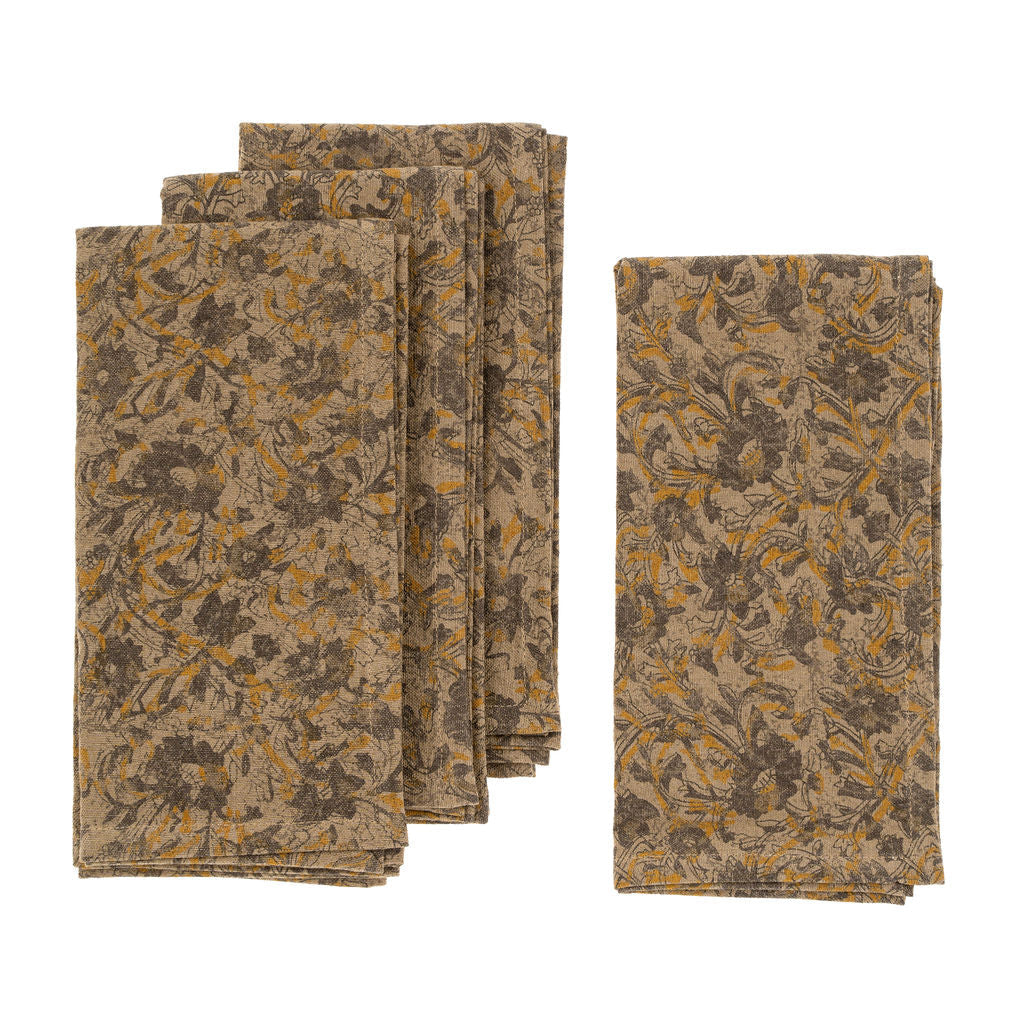 Lakshmi Block Print Napkins S/4