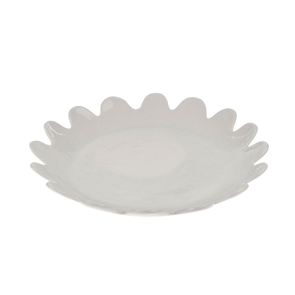 Scalloped Serving Plate