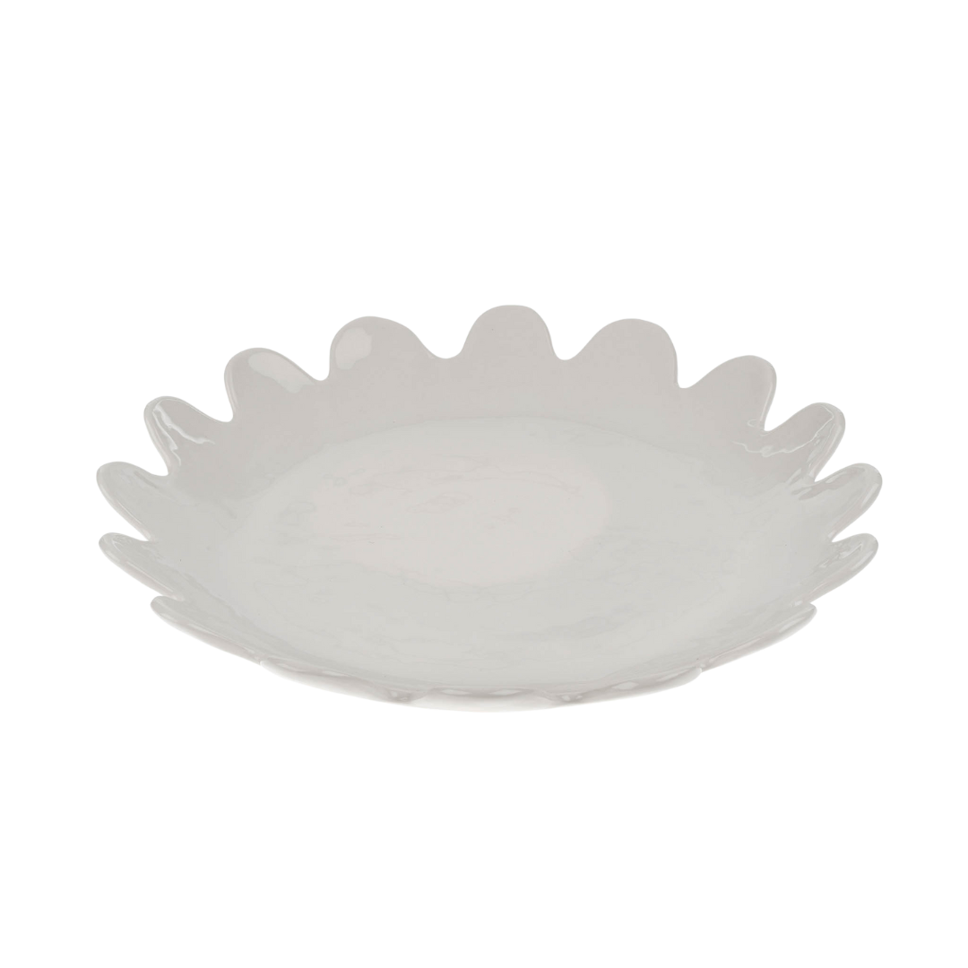 Scalloped Serving Plate