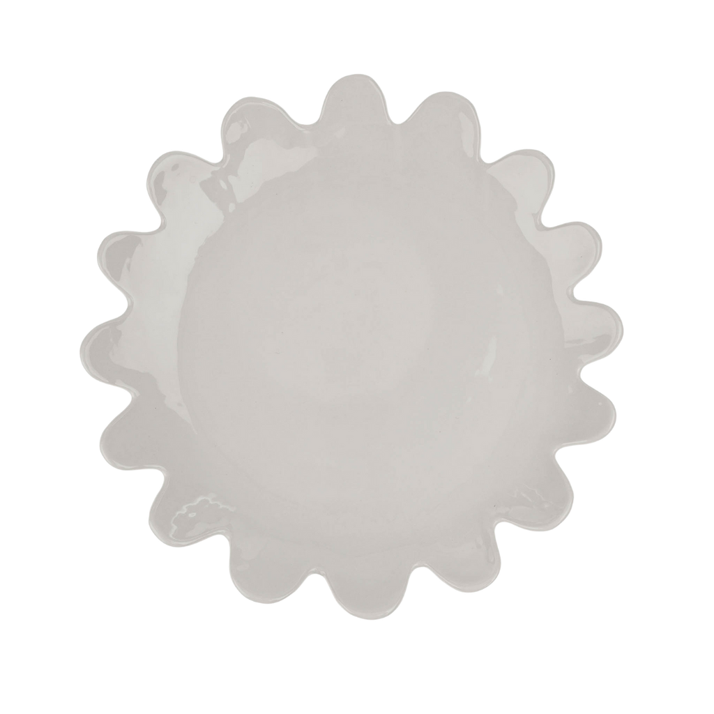 Scalloped Serving Plate