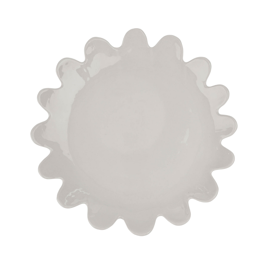 Scalloped Serving Plate