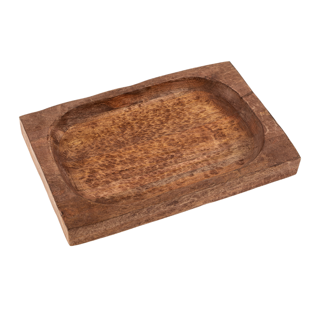 Canyon Wooden Tray, Stained
