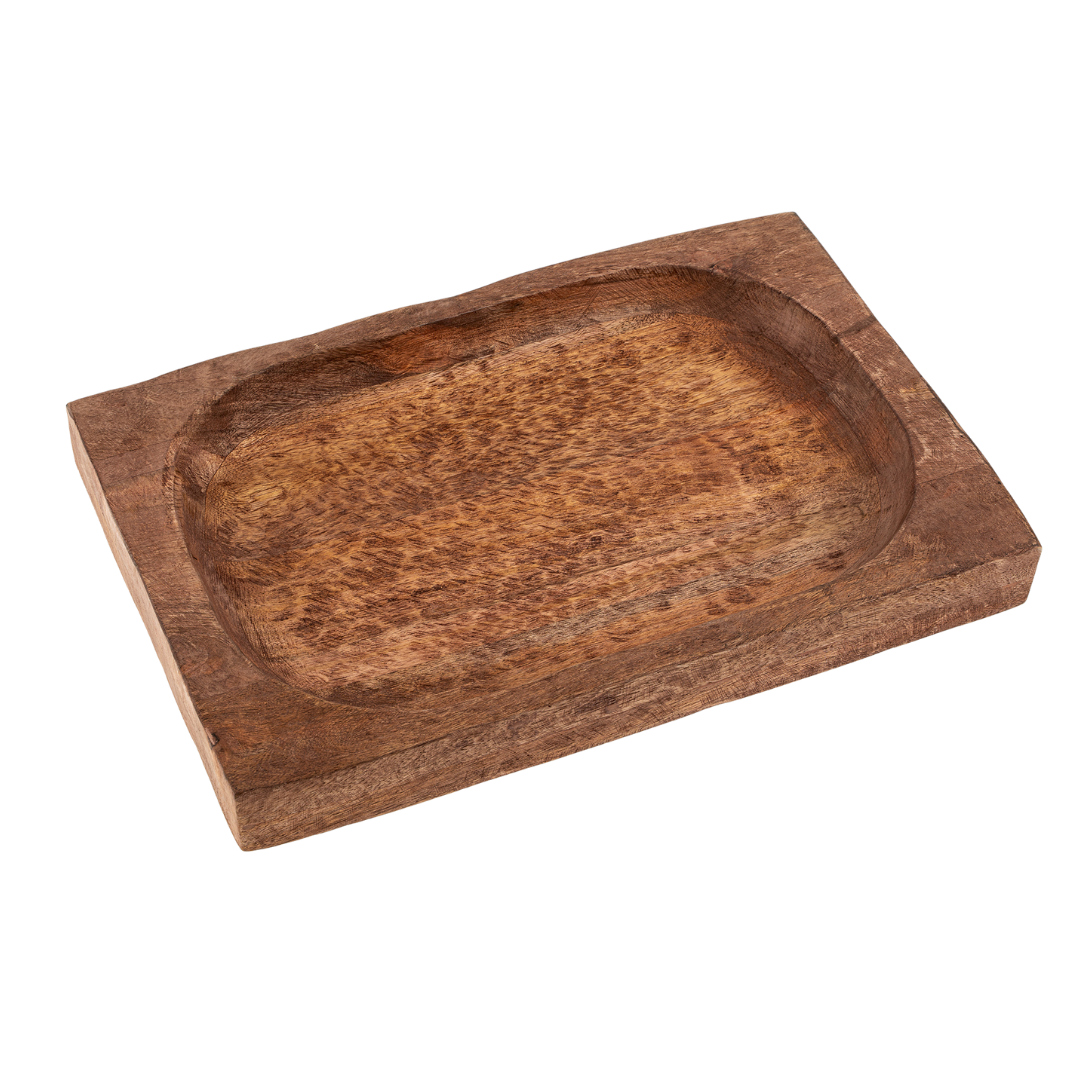 Canyon Wooden Tray, Stained