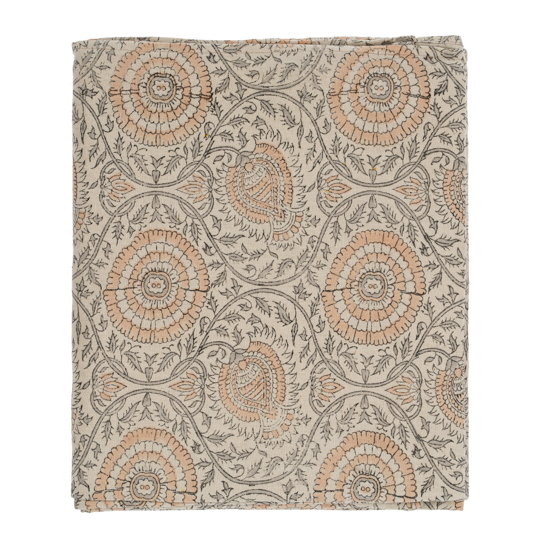 Botanique Block Print Tablecloth