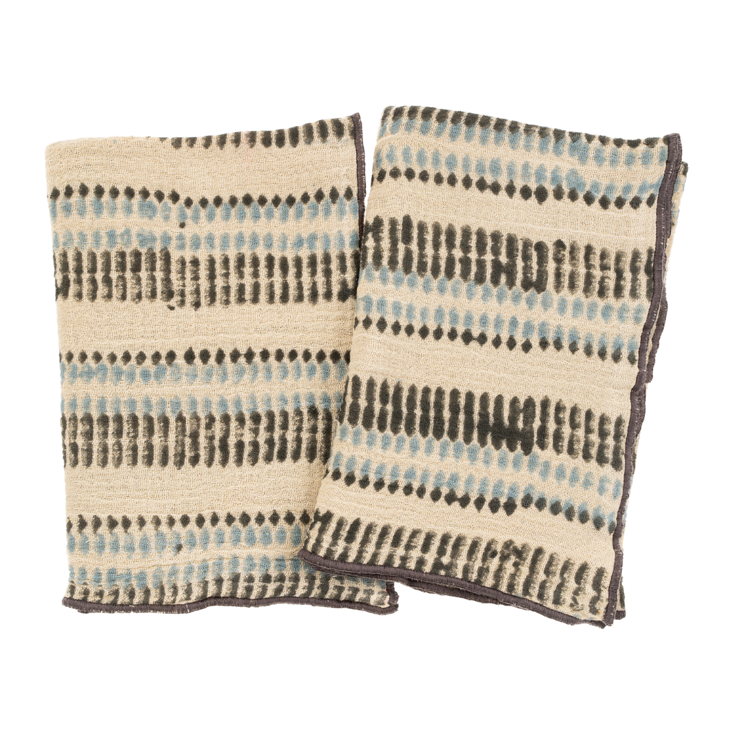 Ishita Block Print Tea Towels S/2