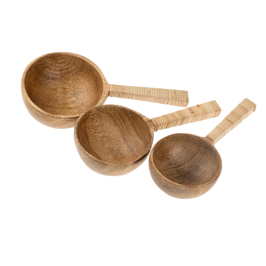 Wooden Scoops S/3