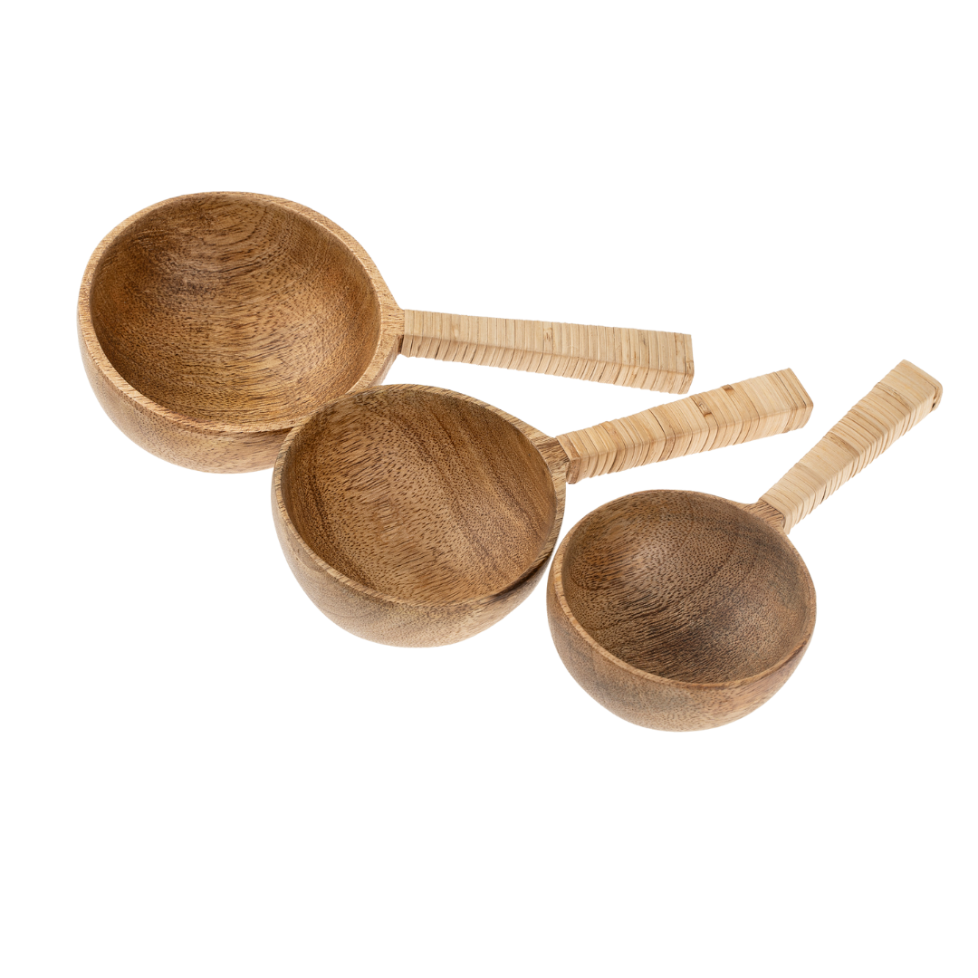 Wooden Scoops S/3