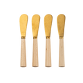 Maple Wood Spreaders S/4, Tumbled Gold