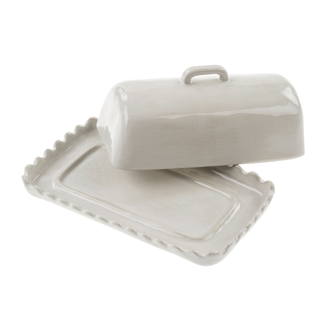 Scalloped Butter Dish