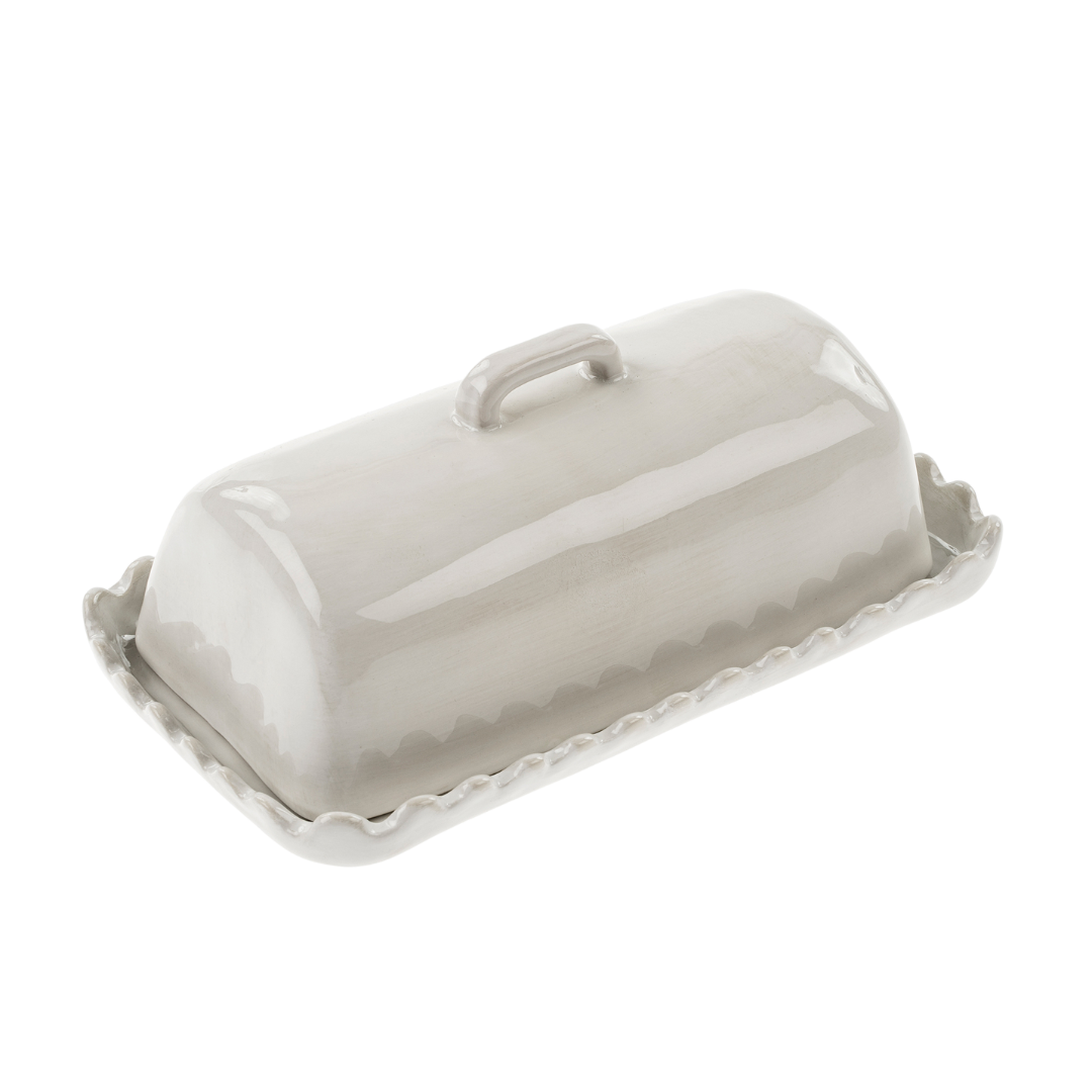 Scalloped Butter Dish