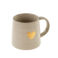 Gold Heart Mug L
