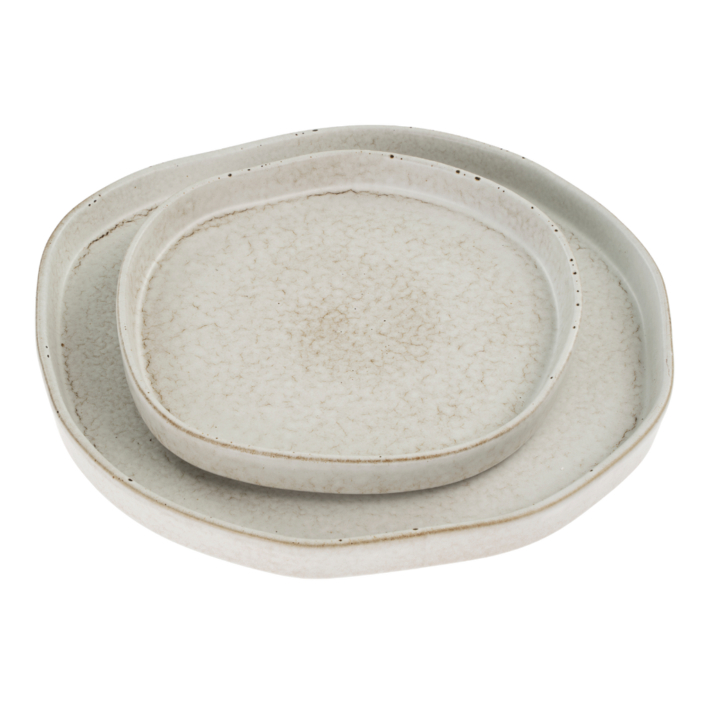 Pebble Serving Plates S/2