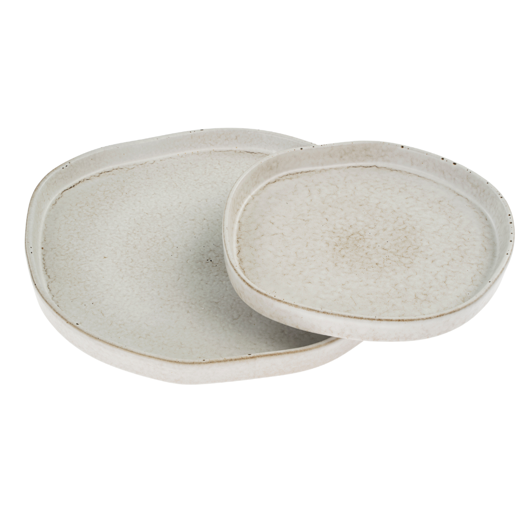 Pebble Serving Plates S/2