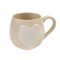 Big Heart Mug, Cream/White
