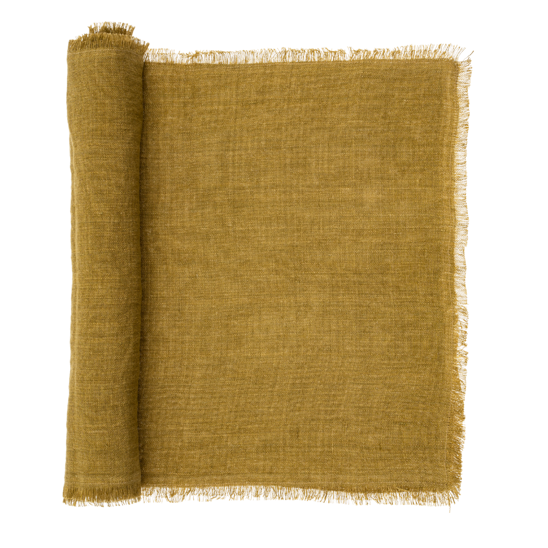 Lina Linen Runner Cumin
