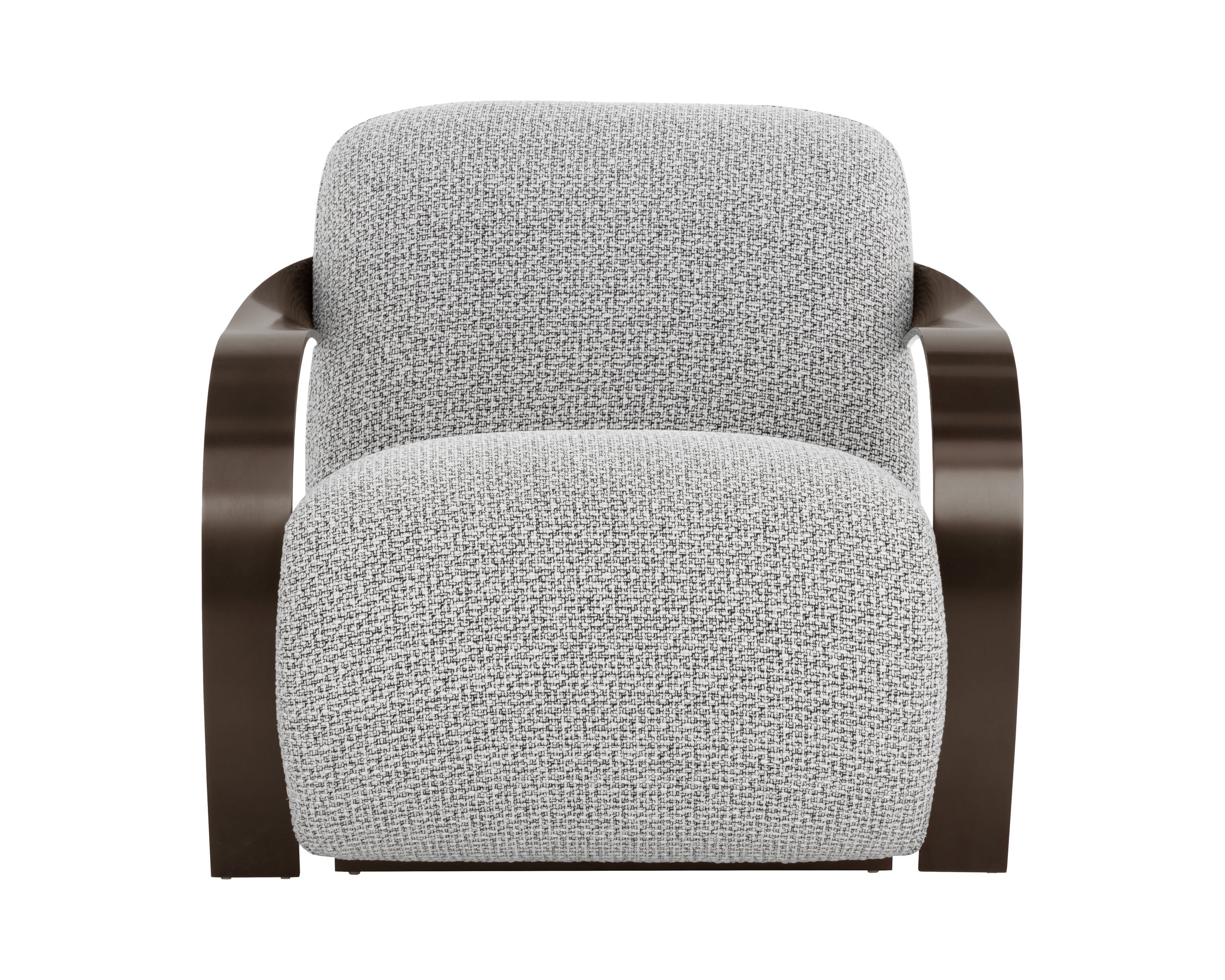 Sonesta Lounge Chair - Dark Bronze - Helios Check Black