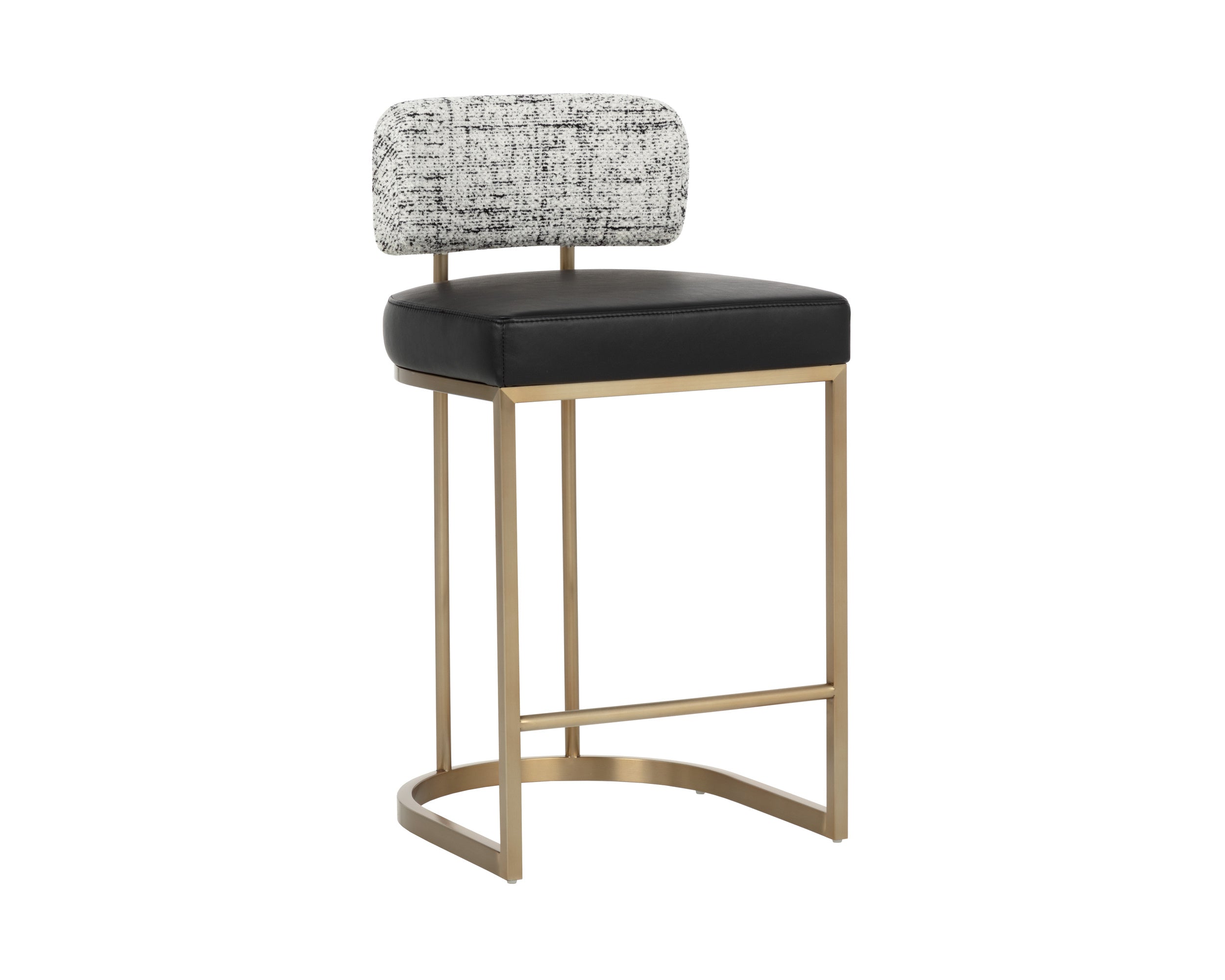 Larissa Counter Stool - Bravo Black / Halton Birch