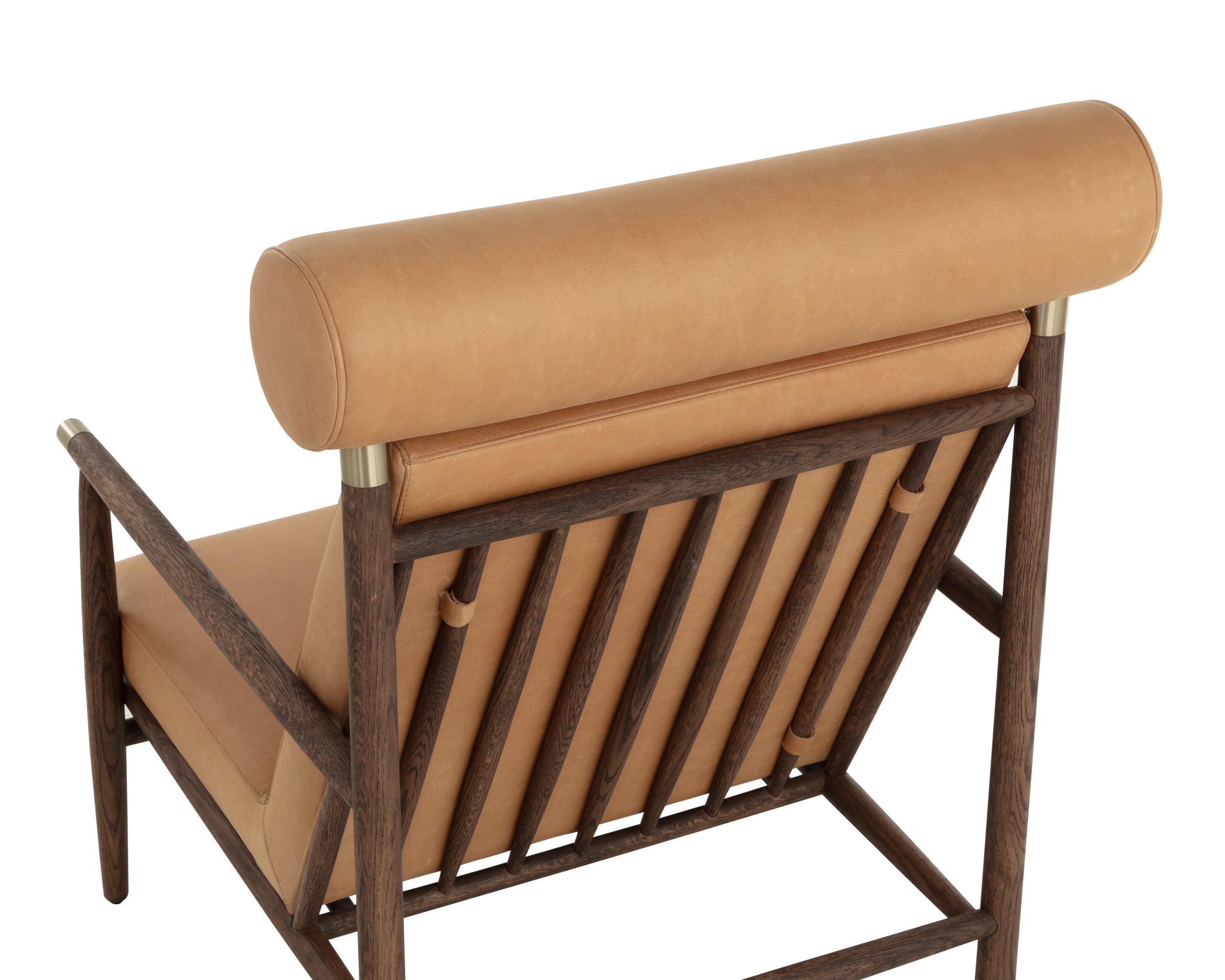 Biko Lounge Chair - Sahara Camel Leather