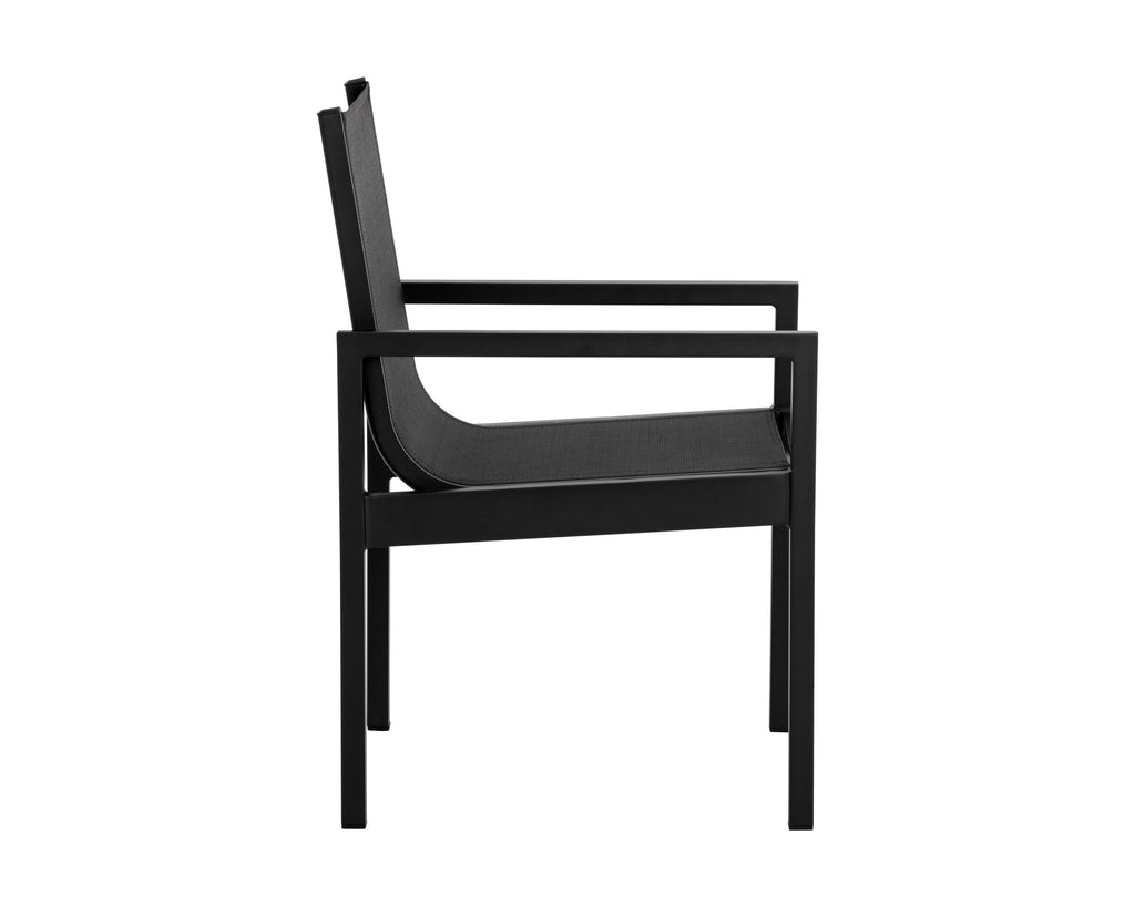 Merano Dining Armchair - Black