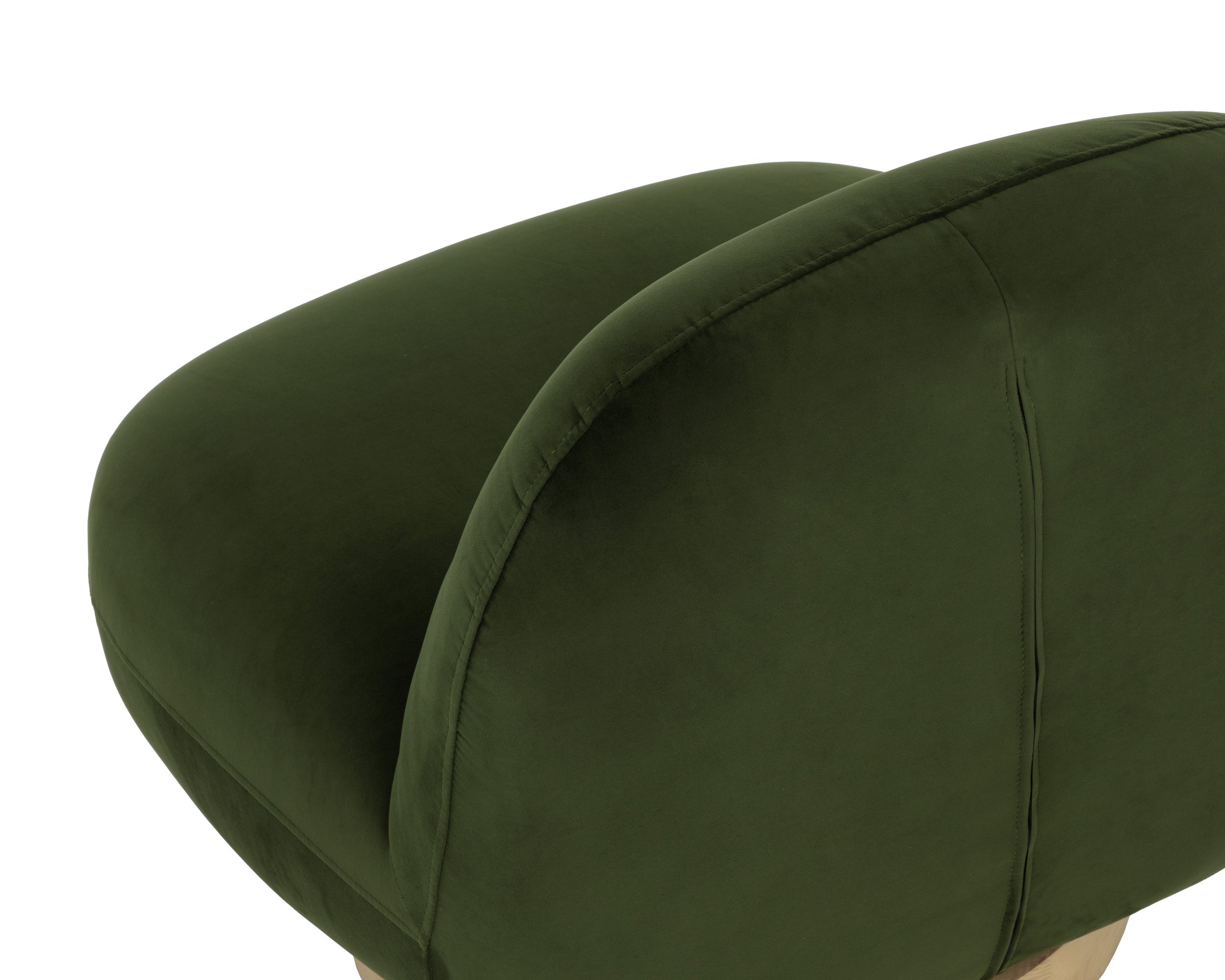 Franze Swivel Lounge Chair - Moss Green