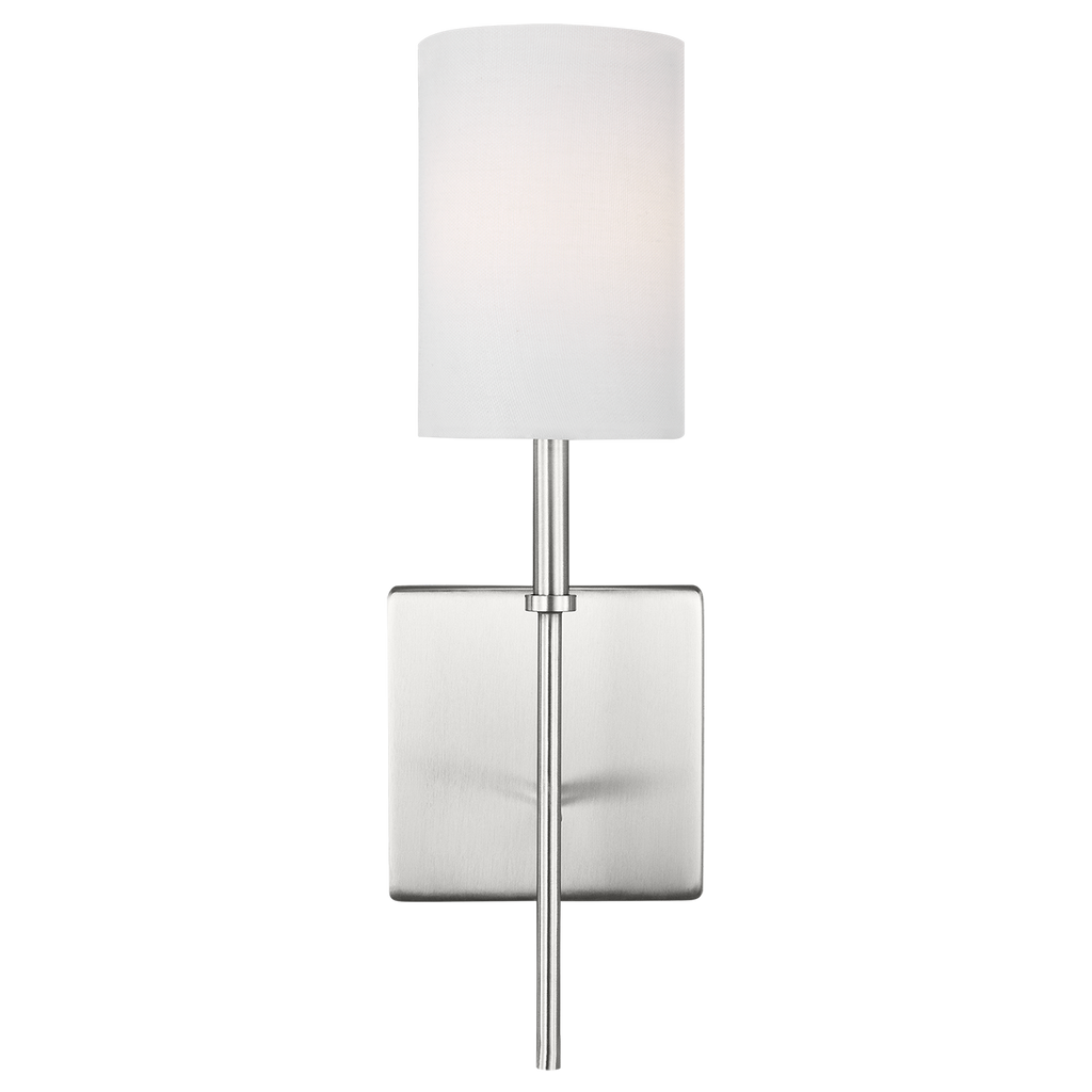 Foxdale 1-Light Sconce | Brushed Nickel