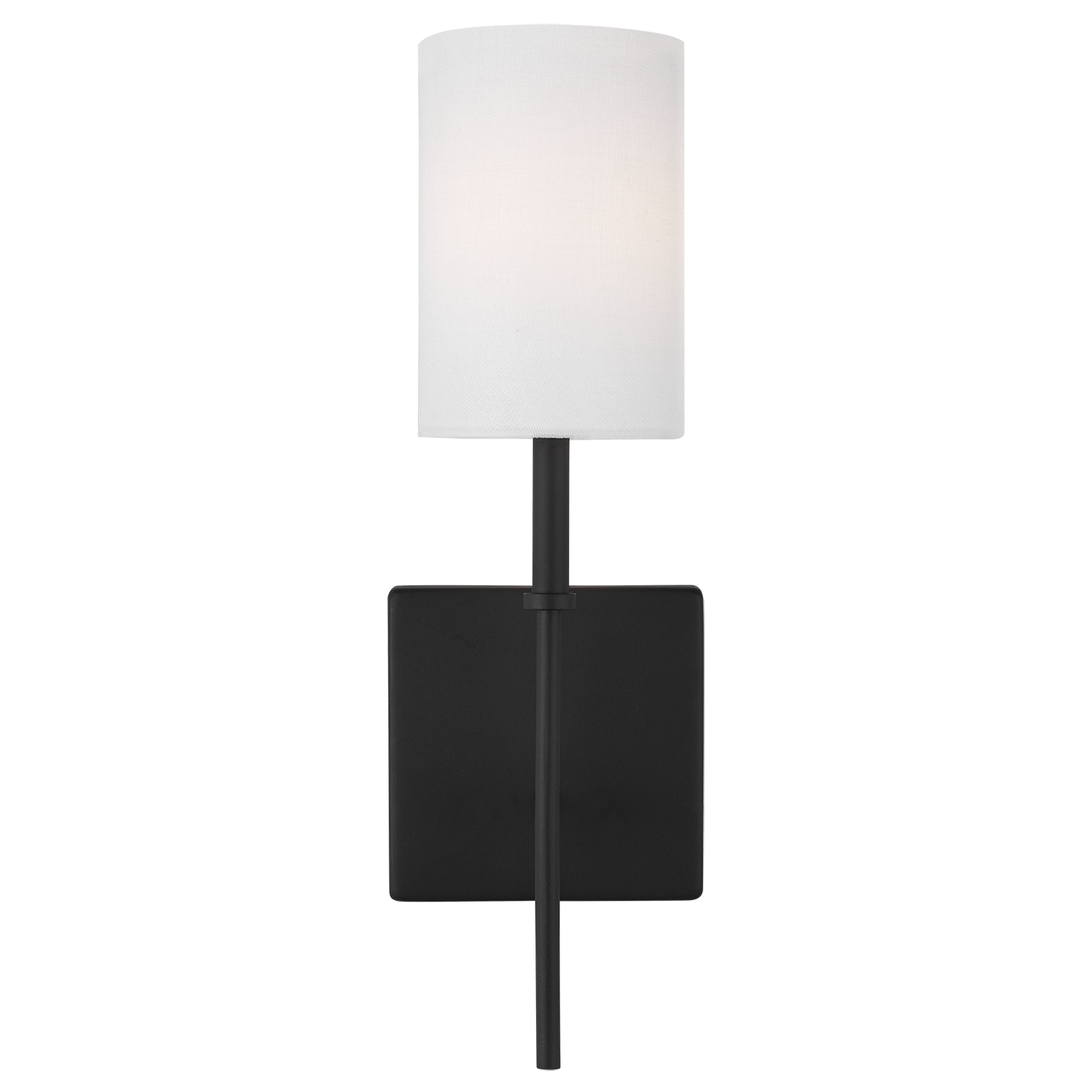 Foxdale 1-Light Sconce | Midnight Black Bulbs Included