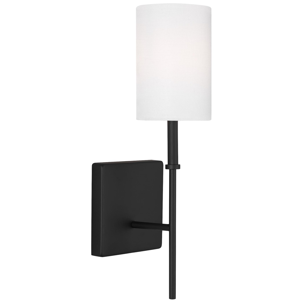 Foxdale 1-Light Sconce | Midnight Black Bulbs Included