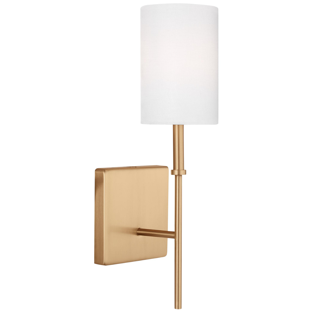 Foxdale 1-Light Sconce | Satin Brass