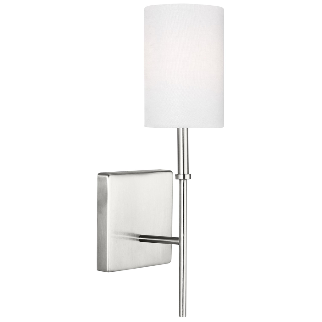 Foxdale 1-Light Sconce | Brushed Nickel