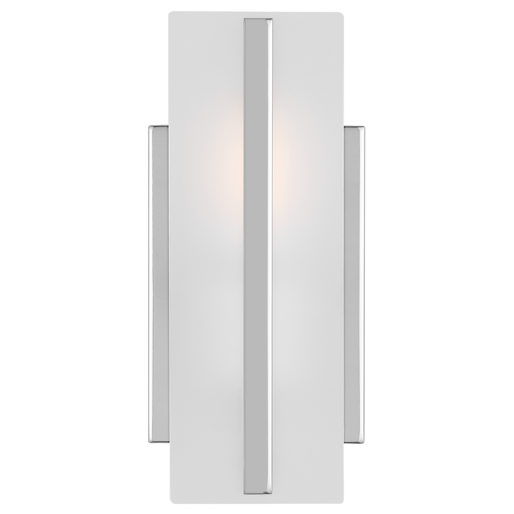 Dex One Light Wall / Bath Sconce Chrome Bulbs Included