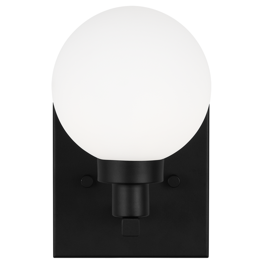 Clybourn One Light Wall / Bath Sconce Midnight Black