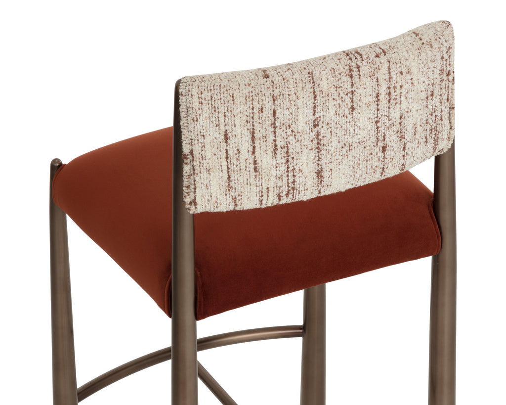 Bayard Barstool - Dark Bronze - Meg Rust / Terri Nutmeg
