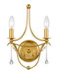 Metro 10'' Antique Gold Sconce