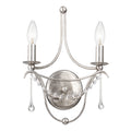 Metro 10'' Antique Silver Sconce