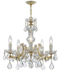 Maria Theresa 20'' Hand Cut Crystal Gold Chandelier