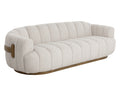 Tadeo Sofa - Warm Brown - Dove Cream