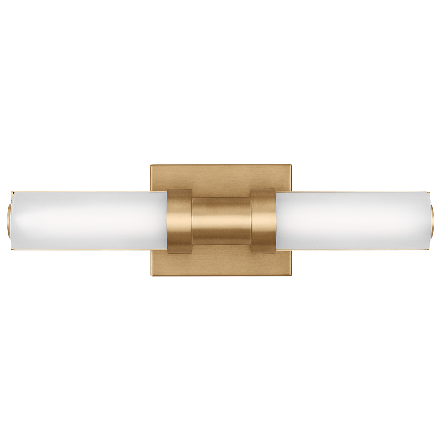 Kiel Small LED Wall / Bath Satin Brass Bulbs Inc