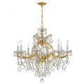 Maria Theresa 28'' Swarovski Spectra Crystal Gold Chandelier