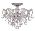 Maria Theresa 13.5'' Swarovski Spectra Crystal Polished Chrome Semi Flush Mount
