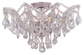 Maria Theresa 19'' Swarovski Spectra Crystal Polished Chrome Semi Flush Mount