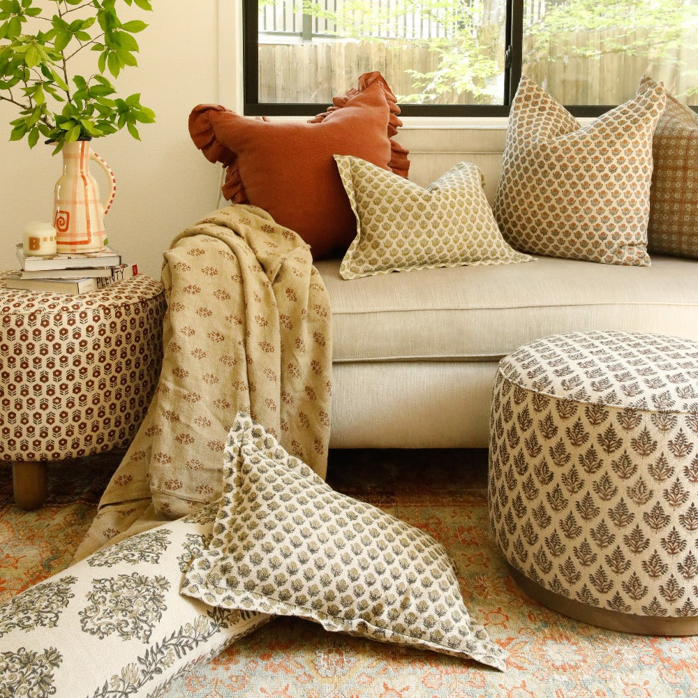 Charleston Mustard Pillow