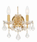 Filmore 10.5'' Swarovski Spectra Crystal Antique Gold Sconce