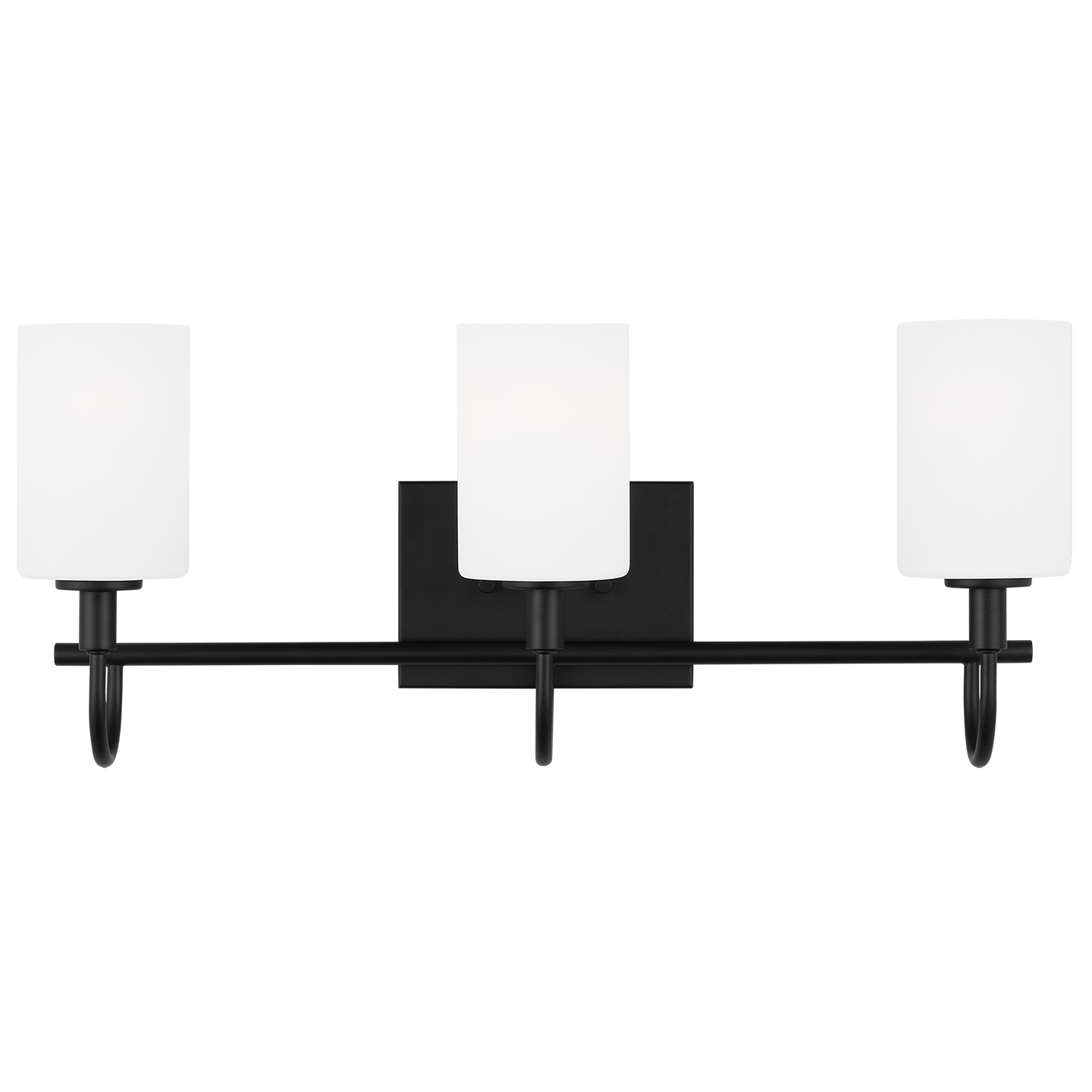 Oak Moore Three Light Wall / Bath Midnight Black