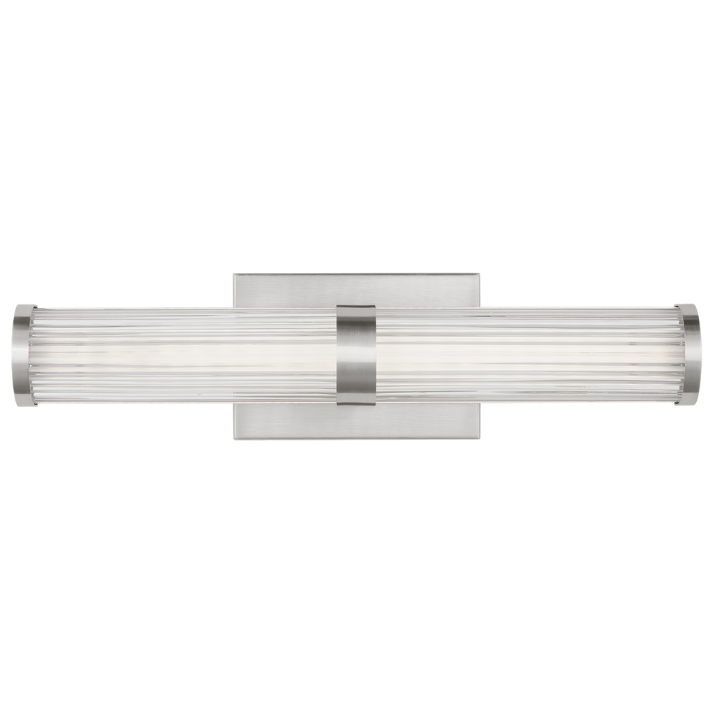 Syden Small LED Wall / Bath Brushed Nickel Bulbs Inc